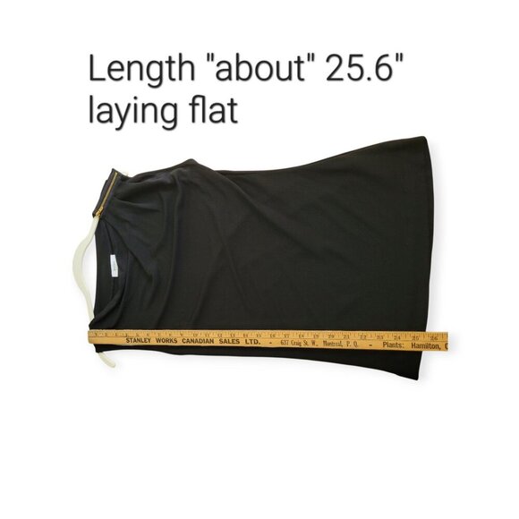 Reiss Sleeveless Black Top with Asymmetrical Zip S - Picture 4 of 8